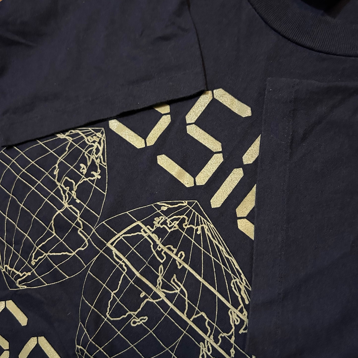 (L) Vintage 90s Mission Impossible Navy Shirt