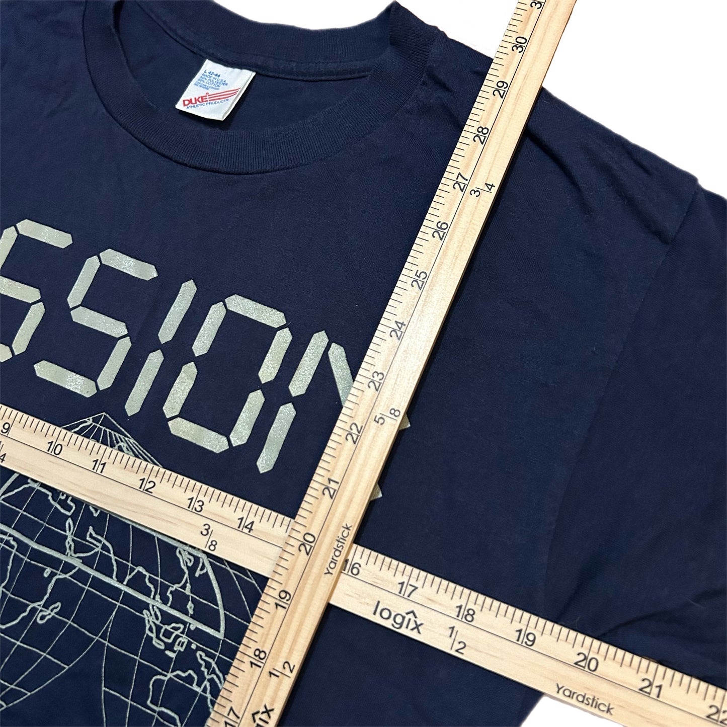 (L) Vintage 90s Mission Impossible Navy Shirt