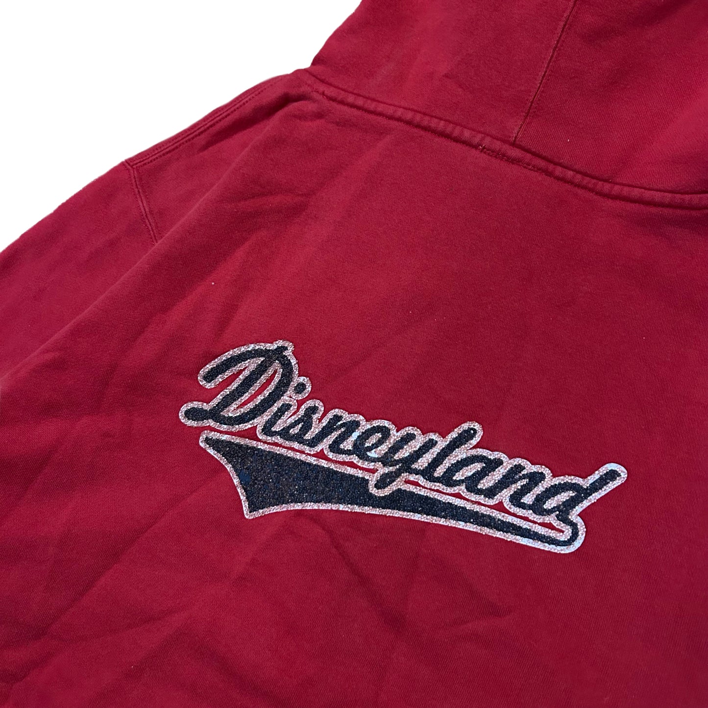 (WOMAN L) Vintage 2000s Disneyland Rheimstone Red Jacket