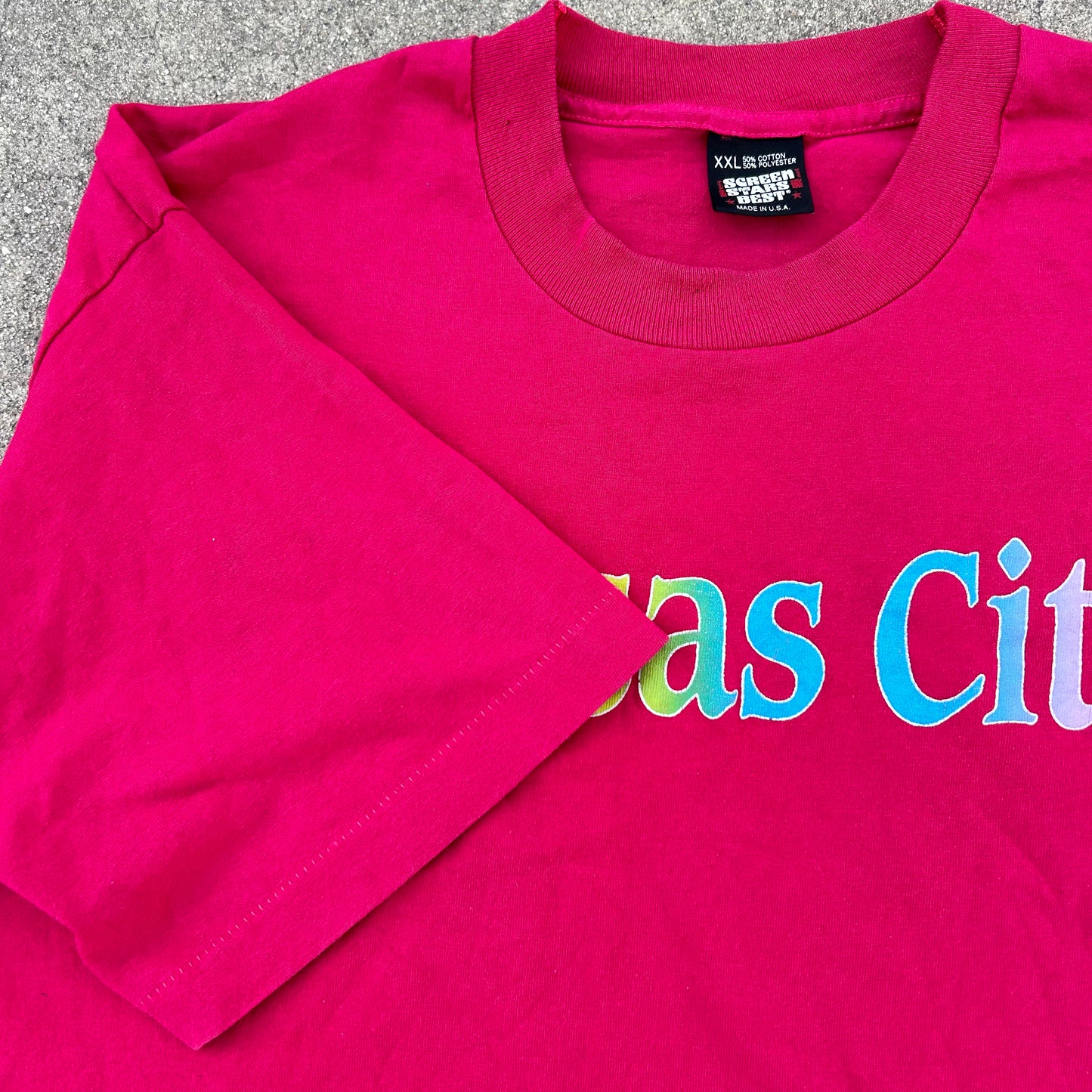 (XL/XXL) Vintage Kansas City Single Stitch Shirt