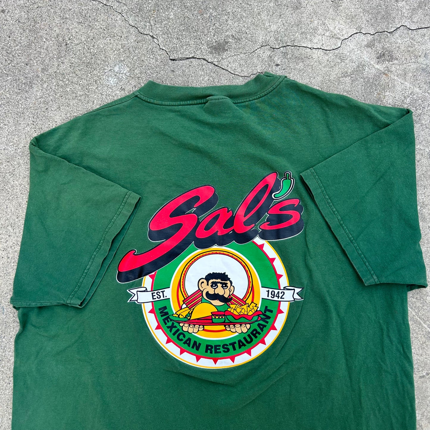 (XL) Vintage Sal's Mexican Food Promo Shirt