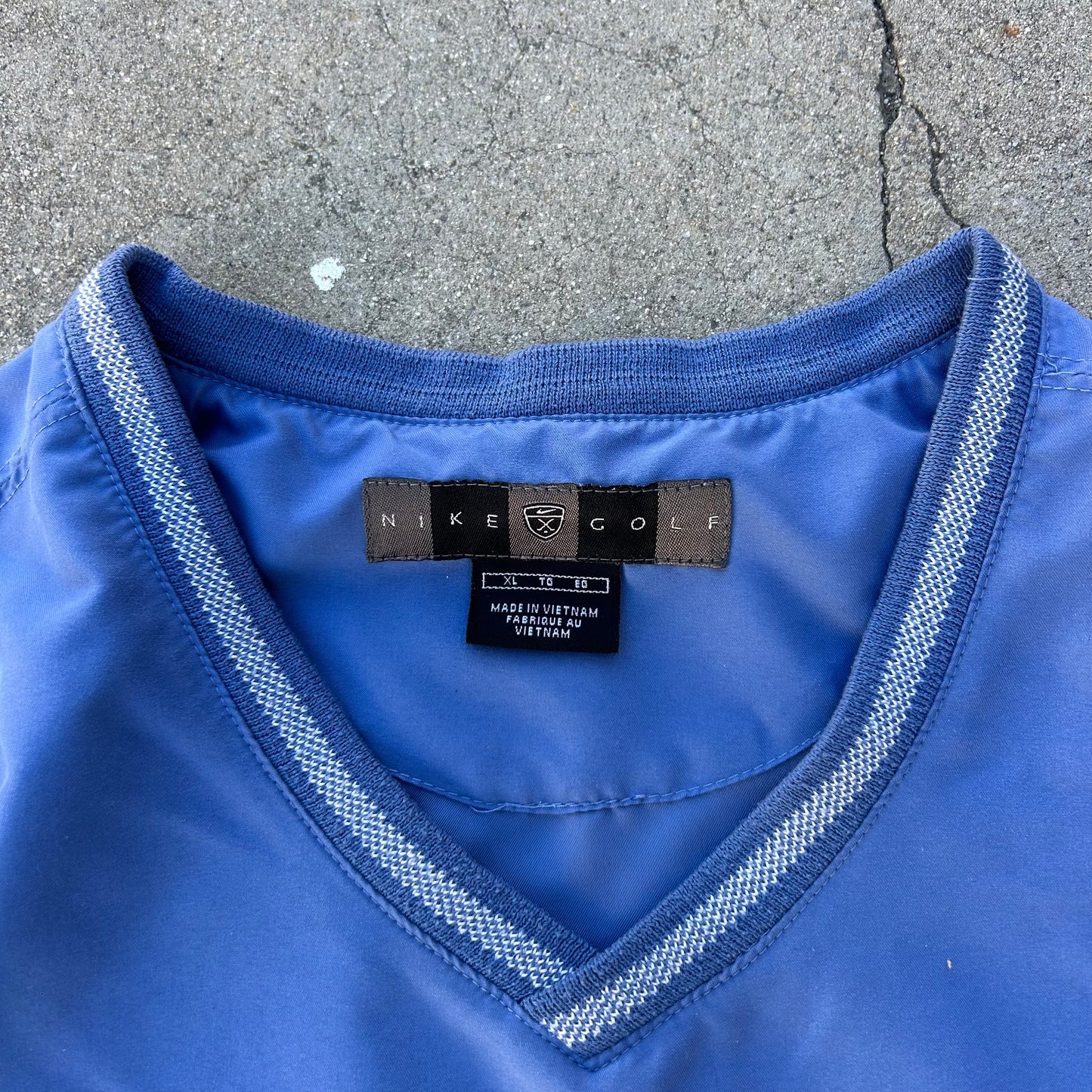 (XL) 2000s Baby Blue Nike Golf Pullover
