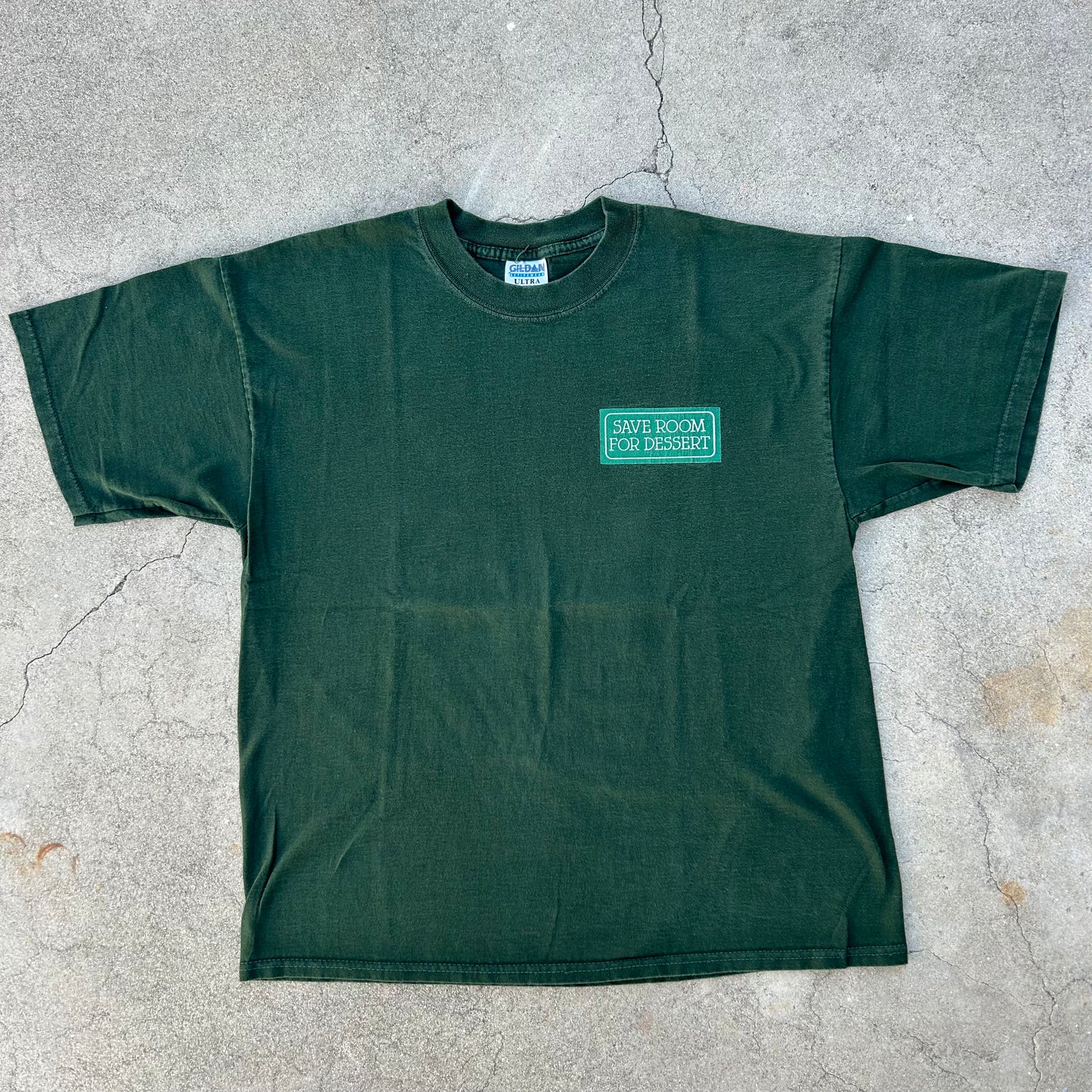 (XL) 1999 Ben & Jerry's Promo Shirt 'Save Room For Desert'