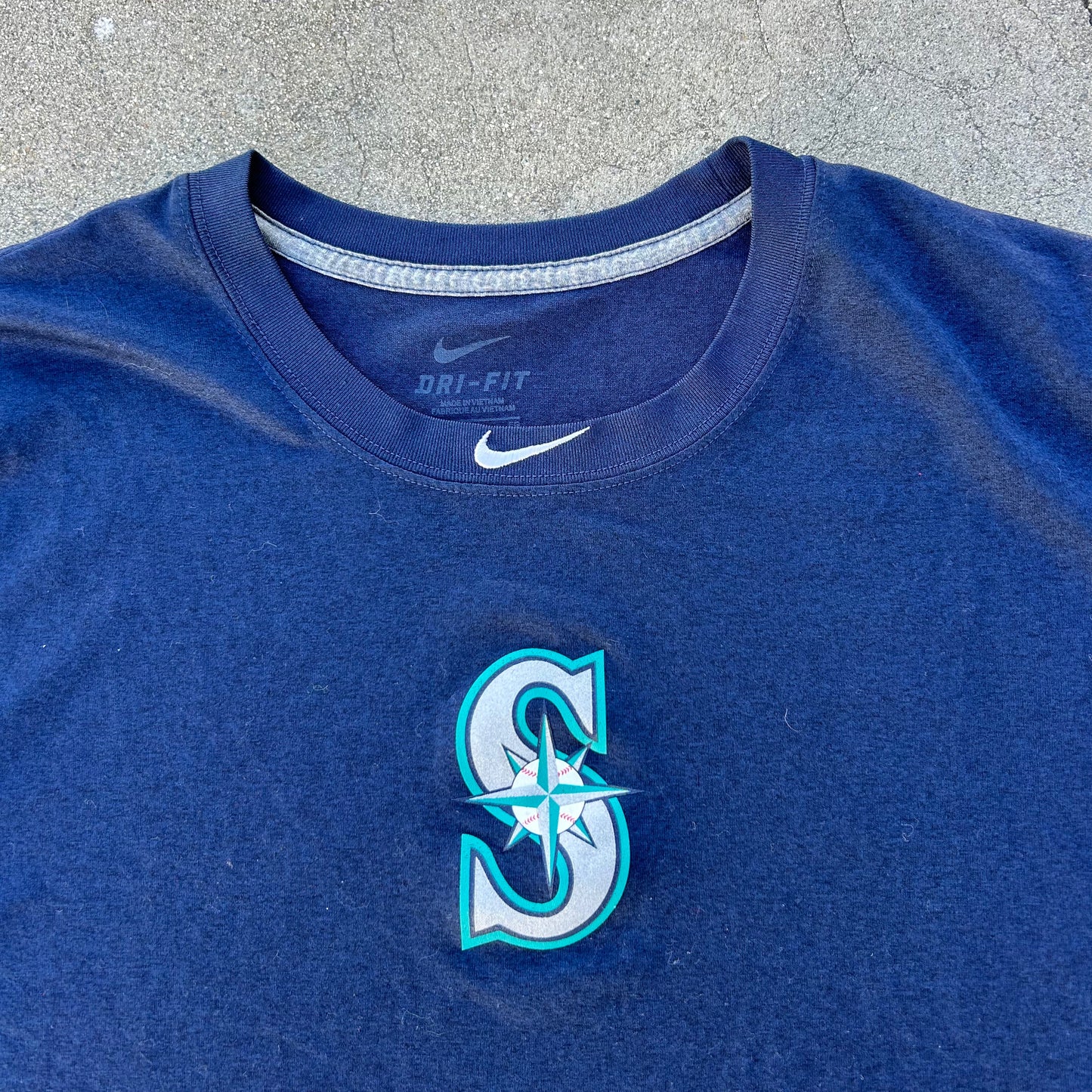 (XL) Nike Center Check Seattle Mariners Shirt