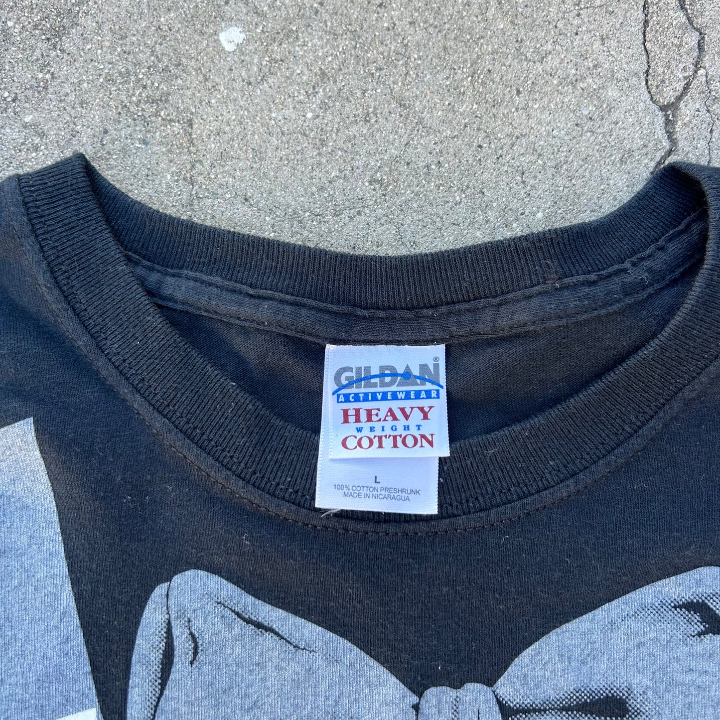 (L) Vintage 1980 Black Tuxedo T-Shirt