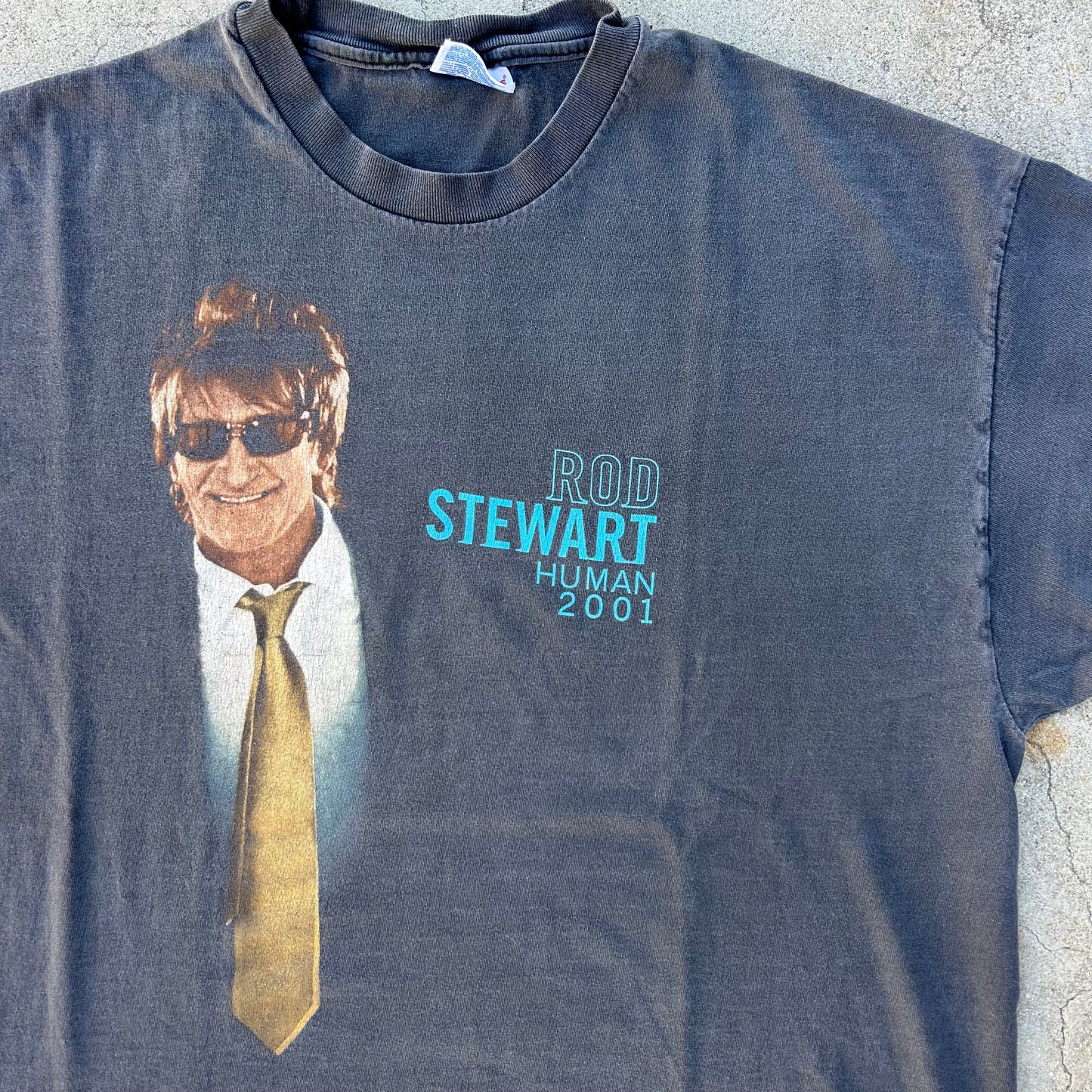 (XL) 2001 Rod Stewart Human Tour Shirt