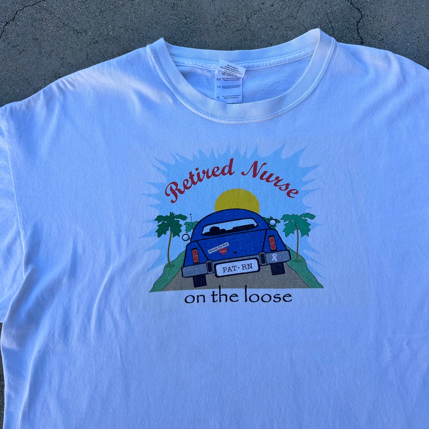 (XL) Vintage Retired Nurse On The Loose Shirt