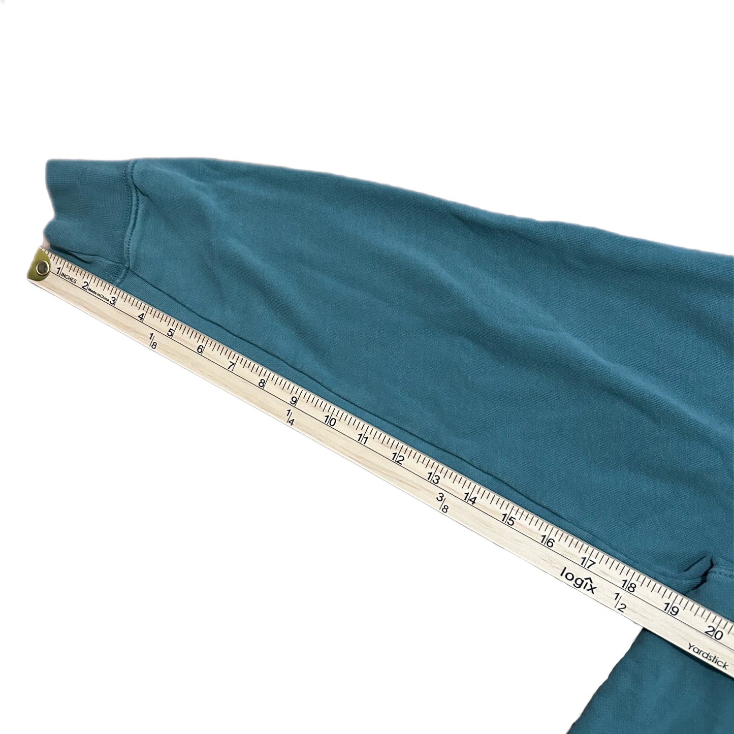 (L) Quicksilver Teal Pullover Crewneck