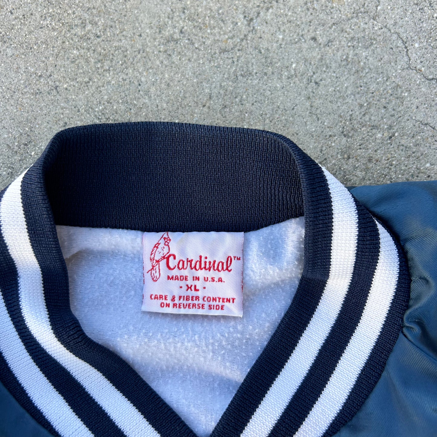 (XL) Local 1964 Navy Blue Bomber Jacket