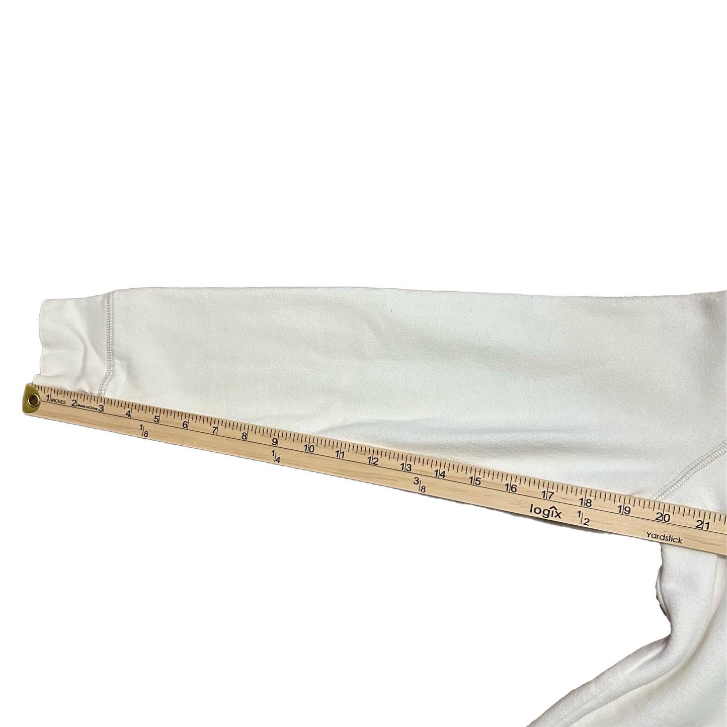 (M) Y2K Women Aeropostale White Zip-Up Jacket