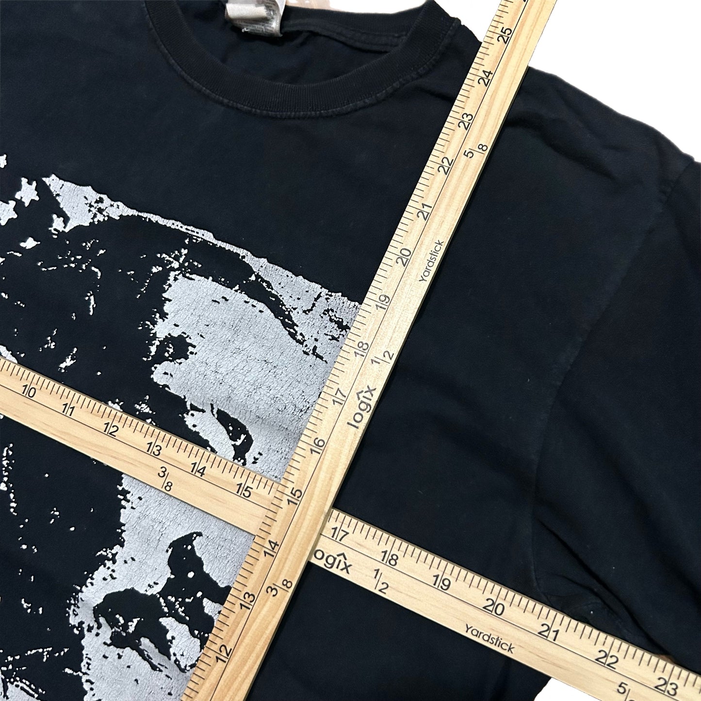 (L) Vintage MLK American Dream Black T-Shirt