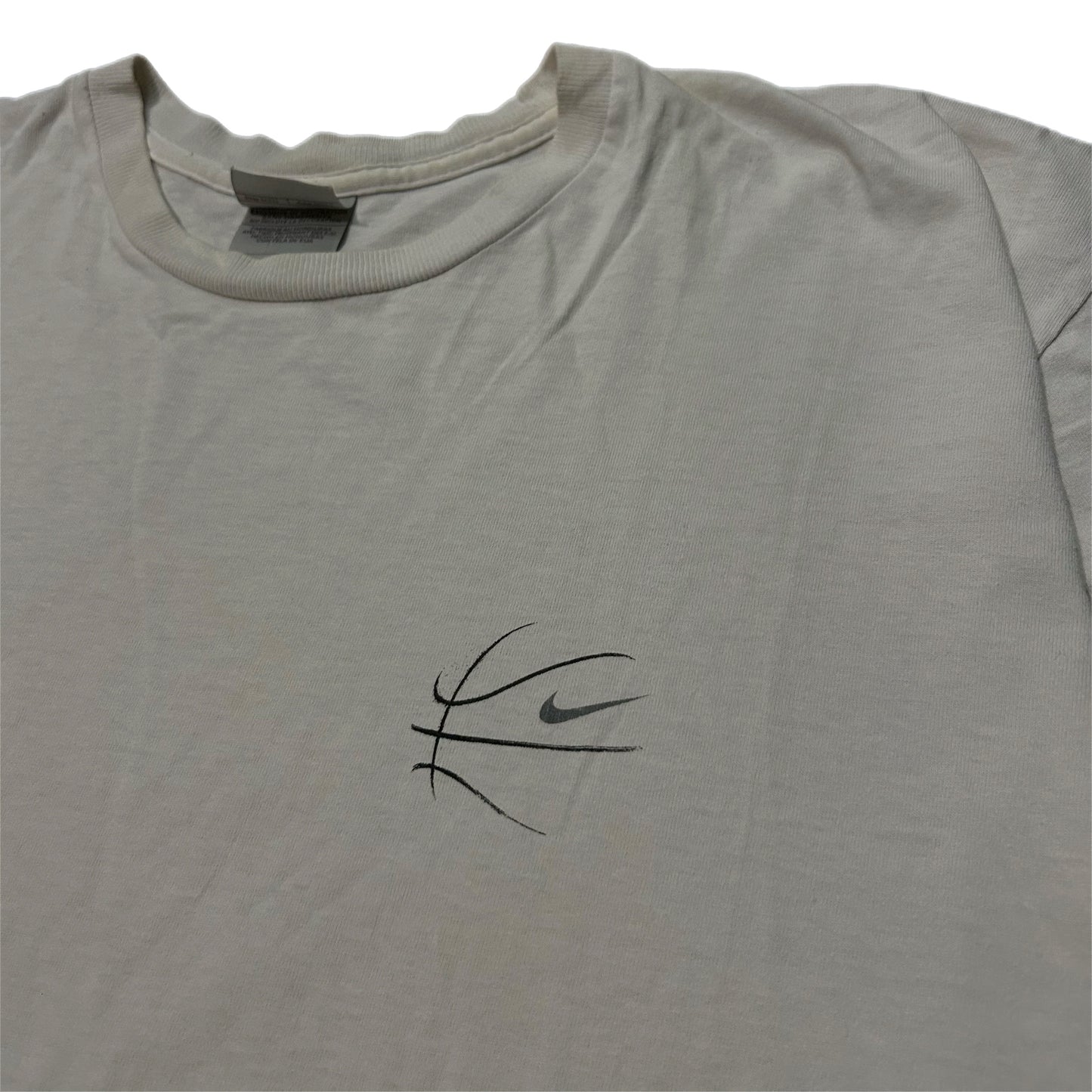 (XL) Y2K Nike Hoops White Shirt