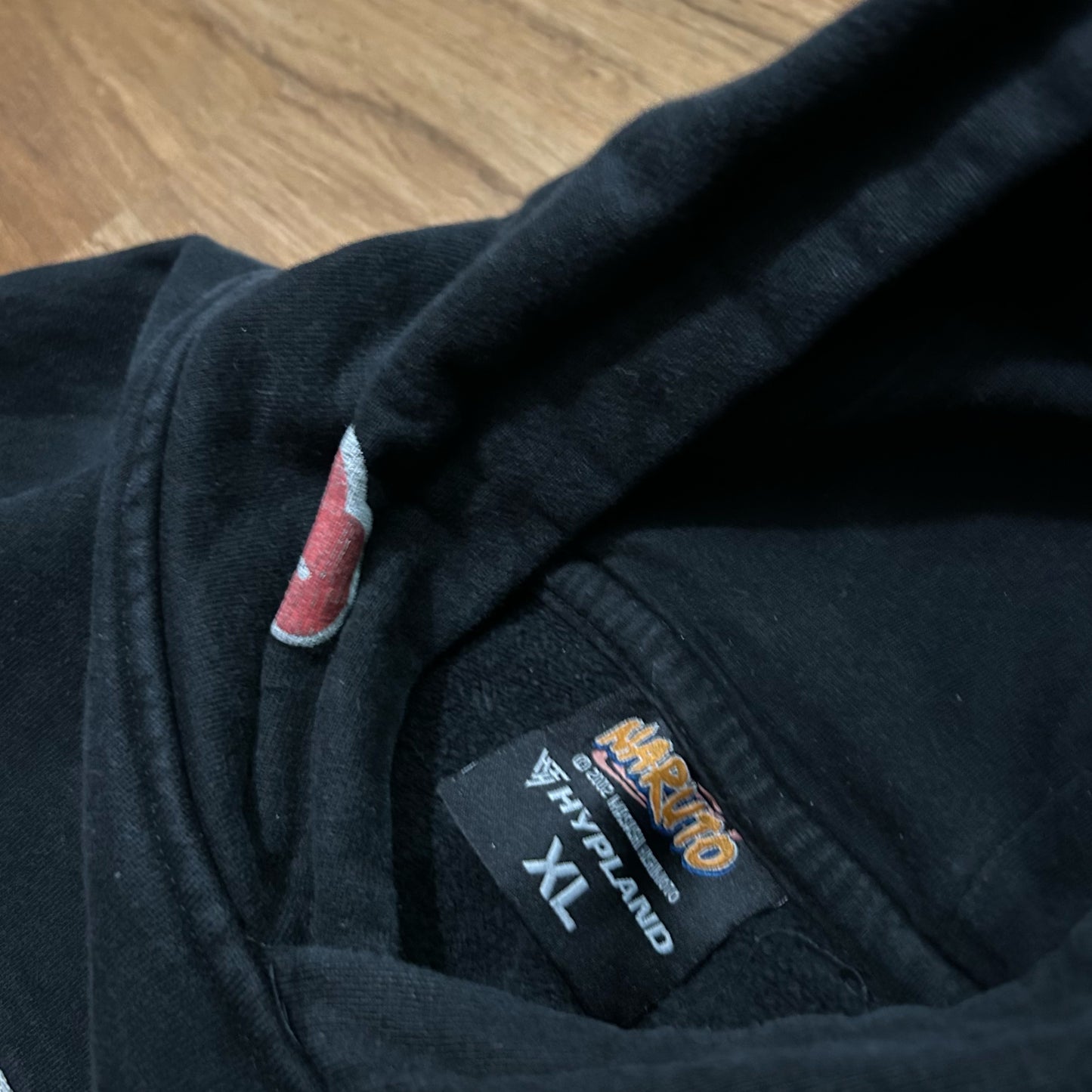 (XL) Hypeland X Naruto Akatsuki Heavyweight Black Hoodie