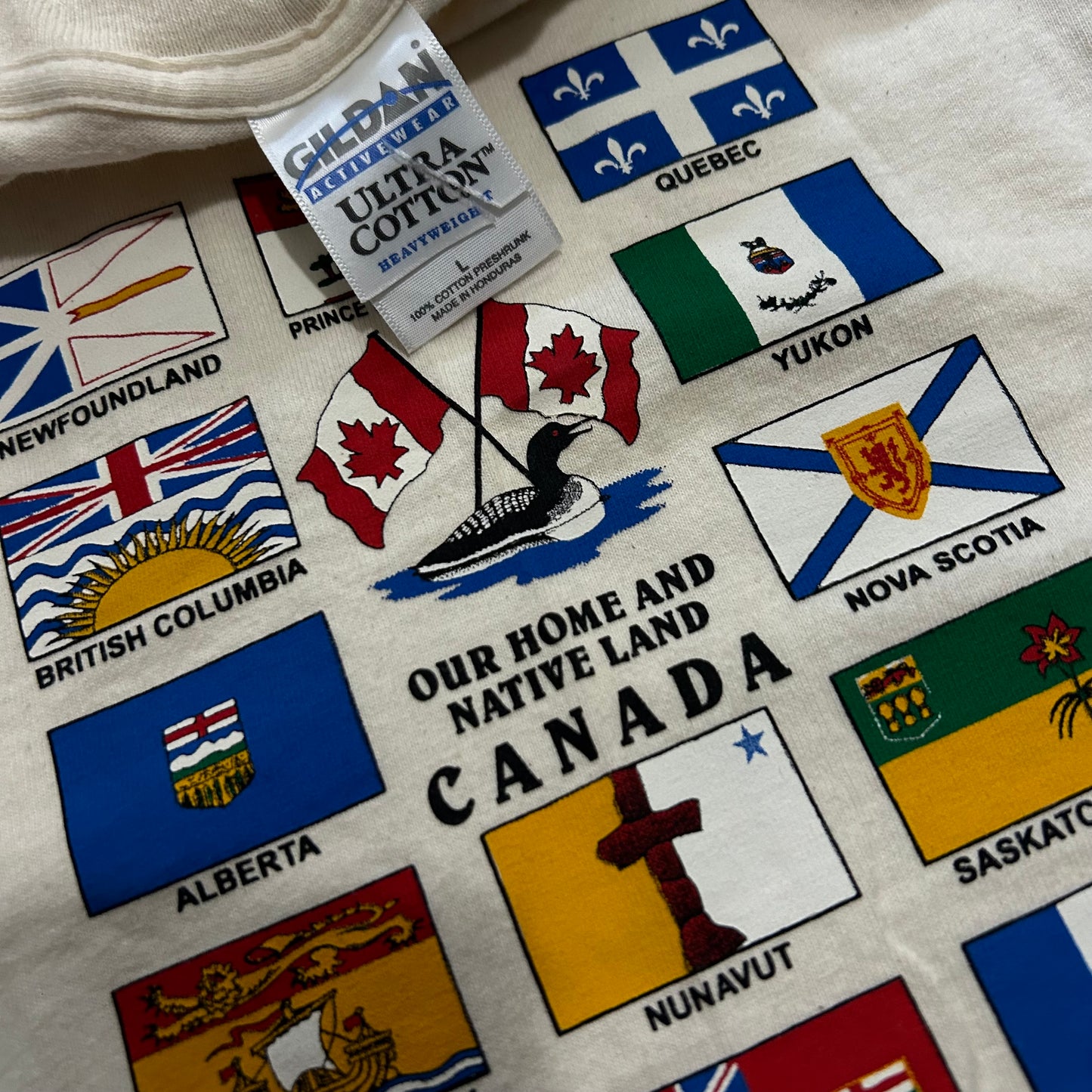 (L) Vintage Canada 'Native Land' Shirt