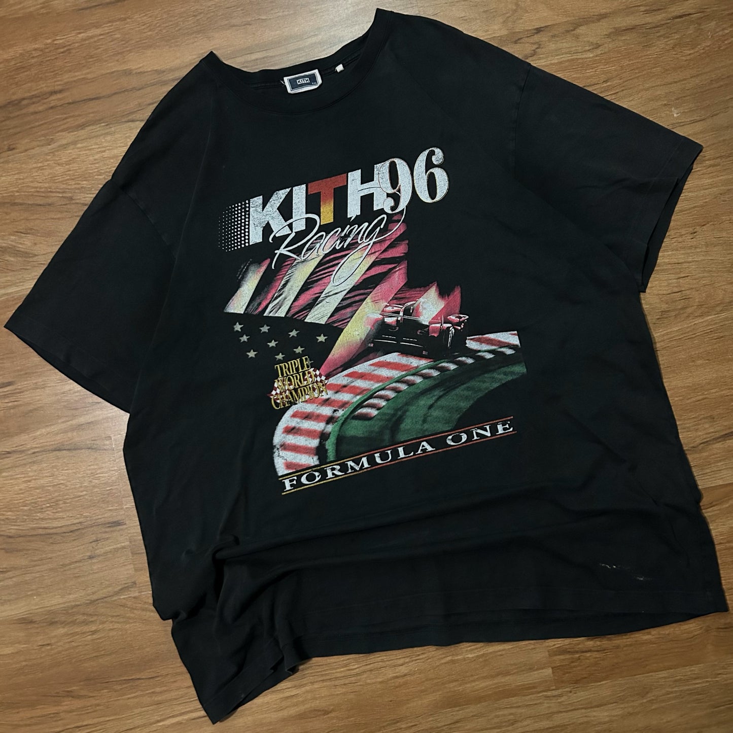 (XXL) Kith Vintage Racing Formula 1 Black T-Shirt