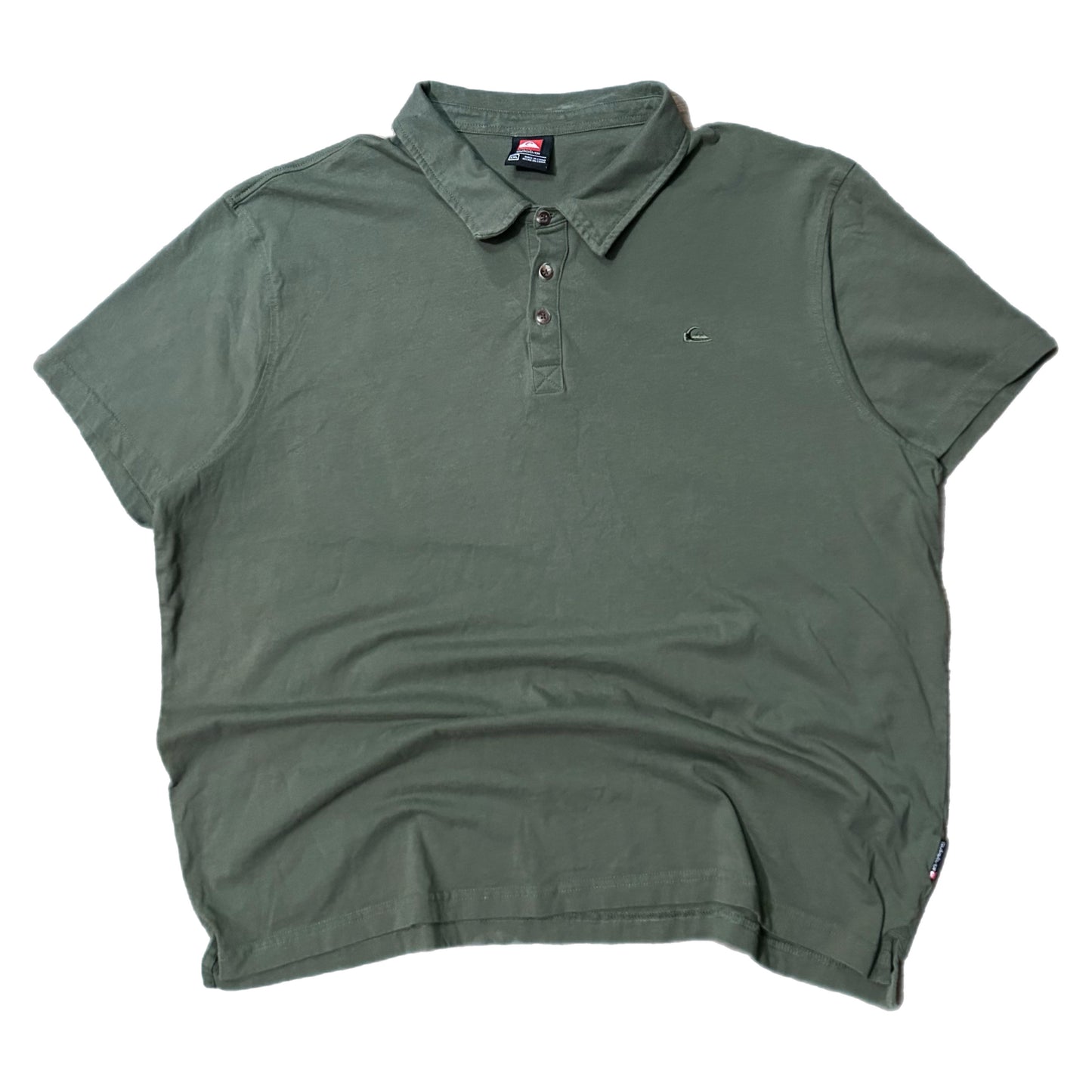 (XXL) Y2K Quicksilver Navy Green Polo Shirt