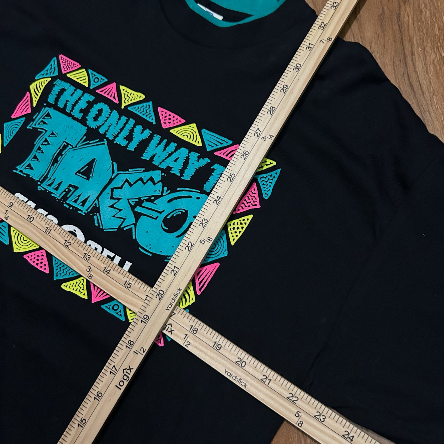 (XL) Vintage 90s Taco Bell The Only Way to Taco Black T-Shirt