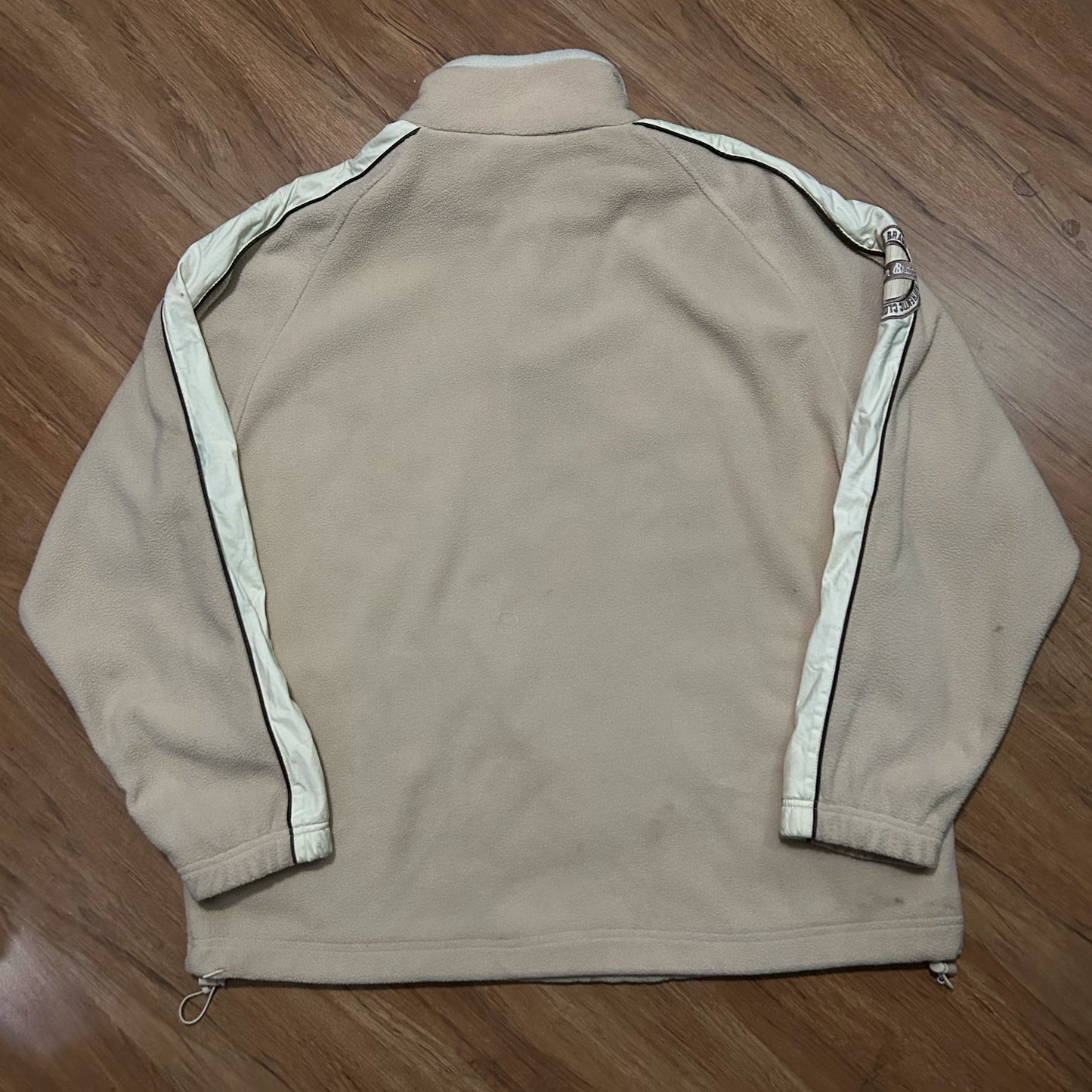 (XL) Vintage Y2K Southpole Beige Quarter-Zip Fleece