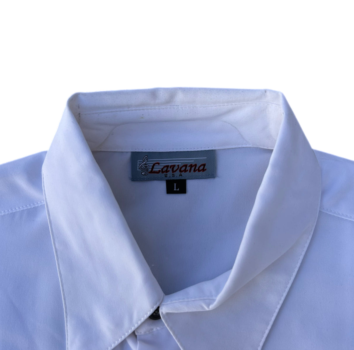 (L) Lavana USA Scorpion White Button-Up