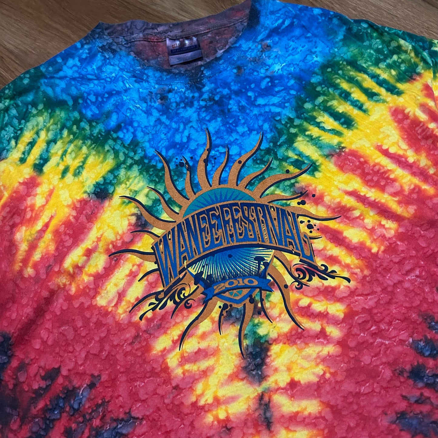 (XL) 2010 Wanee Festival Tye-Dye AOP T-Shirt