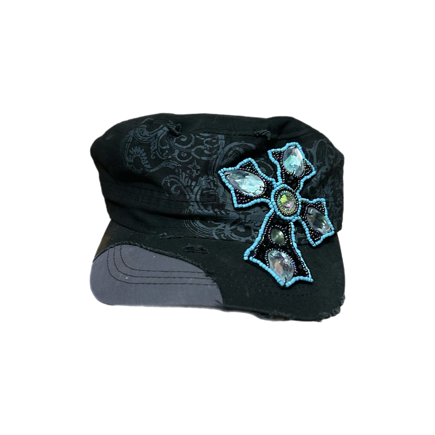 (OS) Retro KBethos Y2K Style Black Strapback Hat