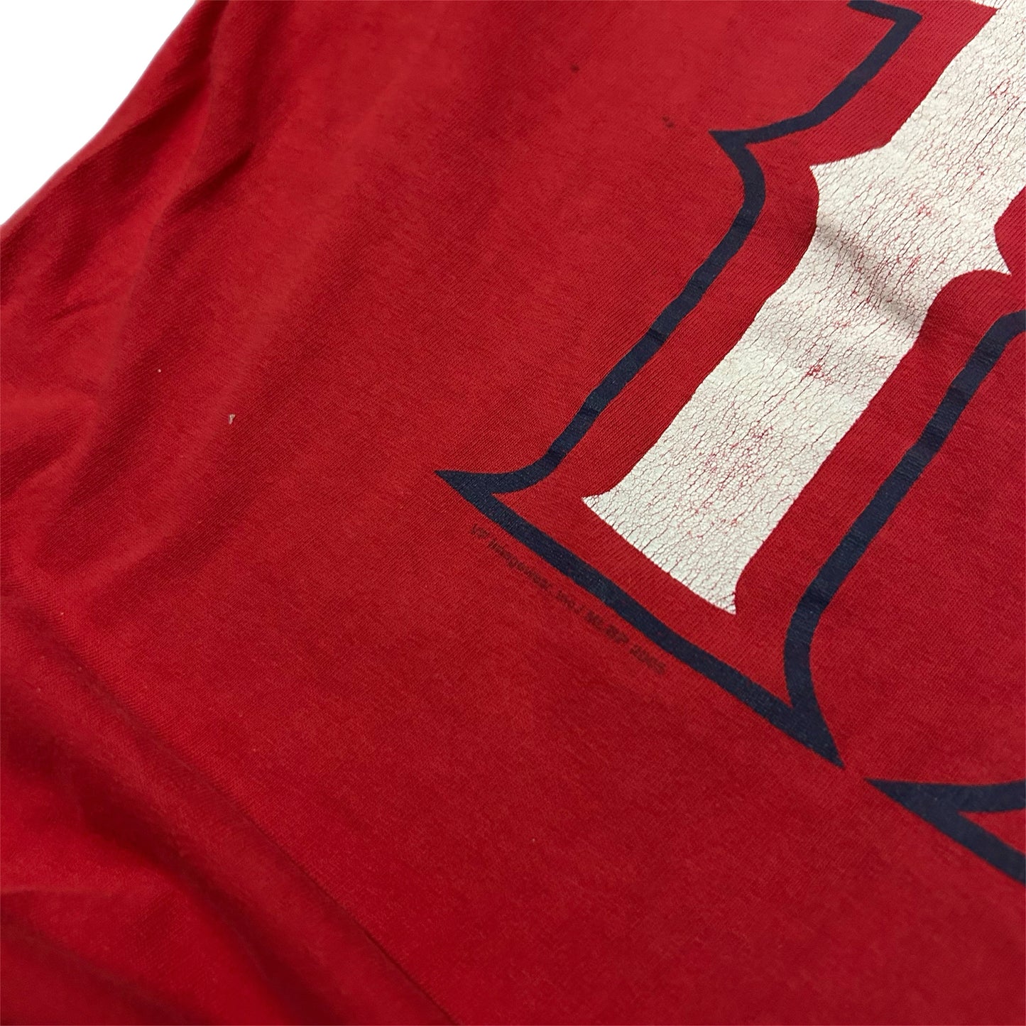(M) 2005 Lee Sport Anaheim Angels Estrad #17 Red T-Shirt