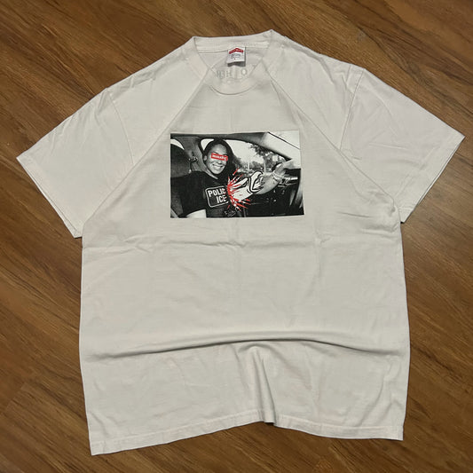 (L) Supreme x Antihero Atmosphere Urine White T-Shirt