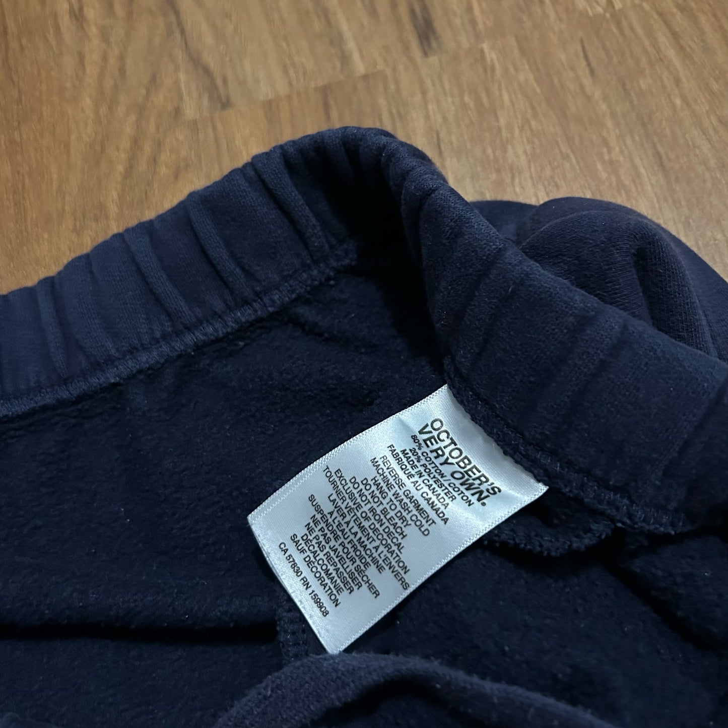 (L) OVO October's Very Own Navy Fleece Jogger Sweatpants