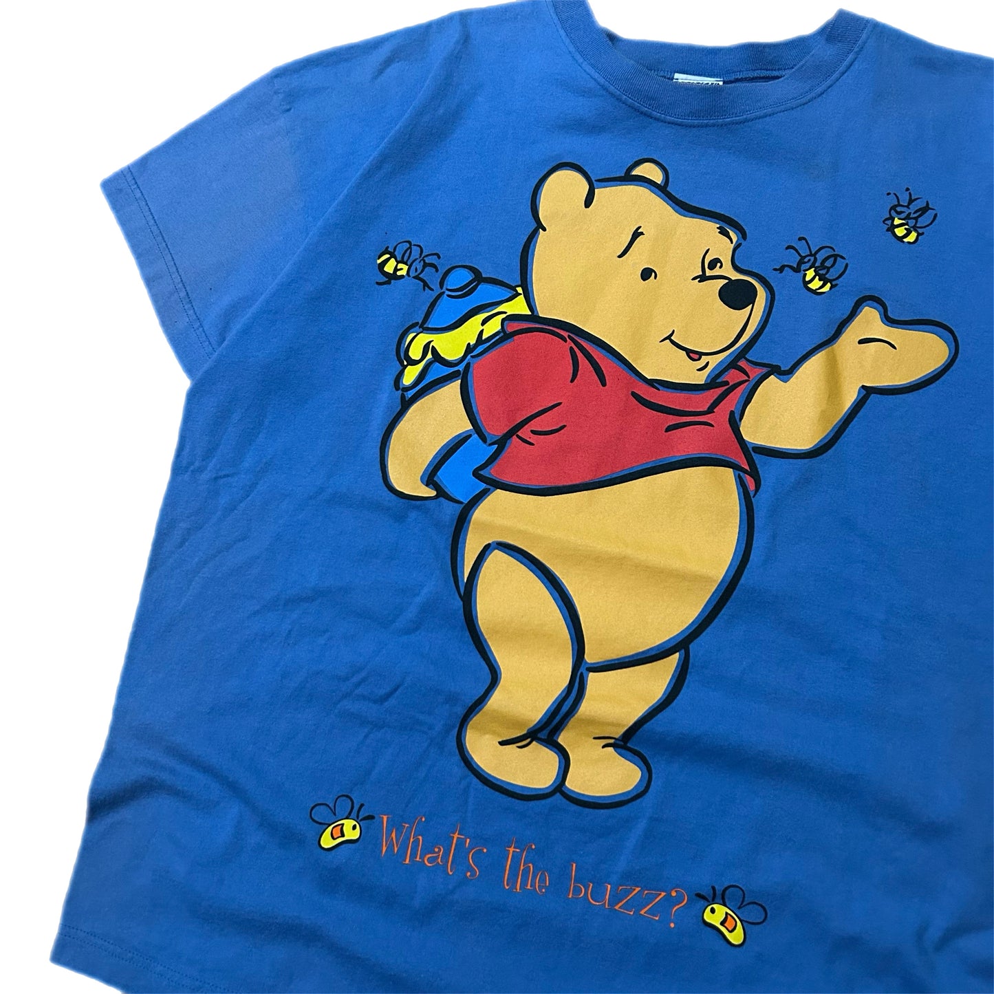 (XL) Vintage Disney Winnie The Pooh Buzz Blue T-Shirt