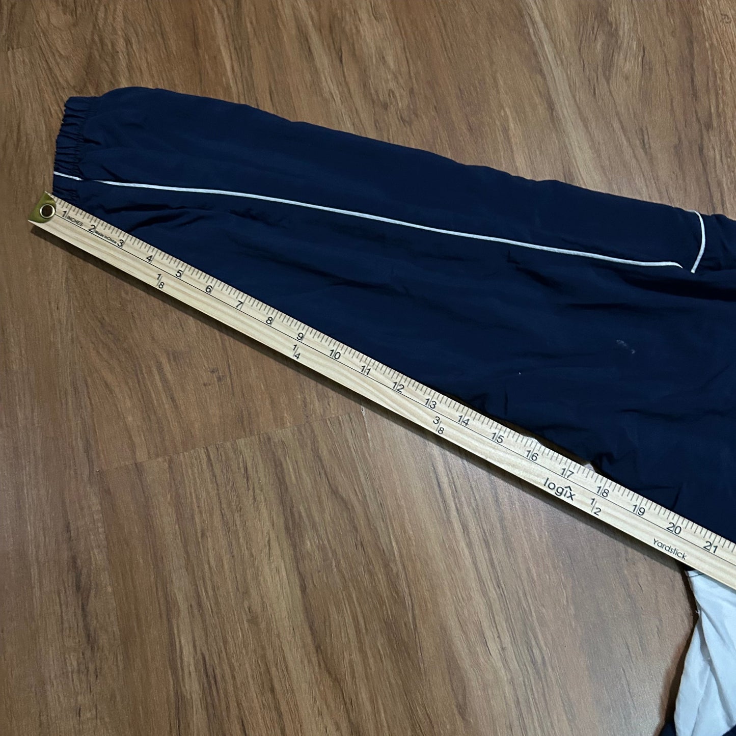 (M) Vintage Asics Sportswear Navy Track Zip-Up Jacket