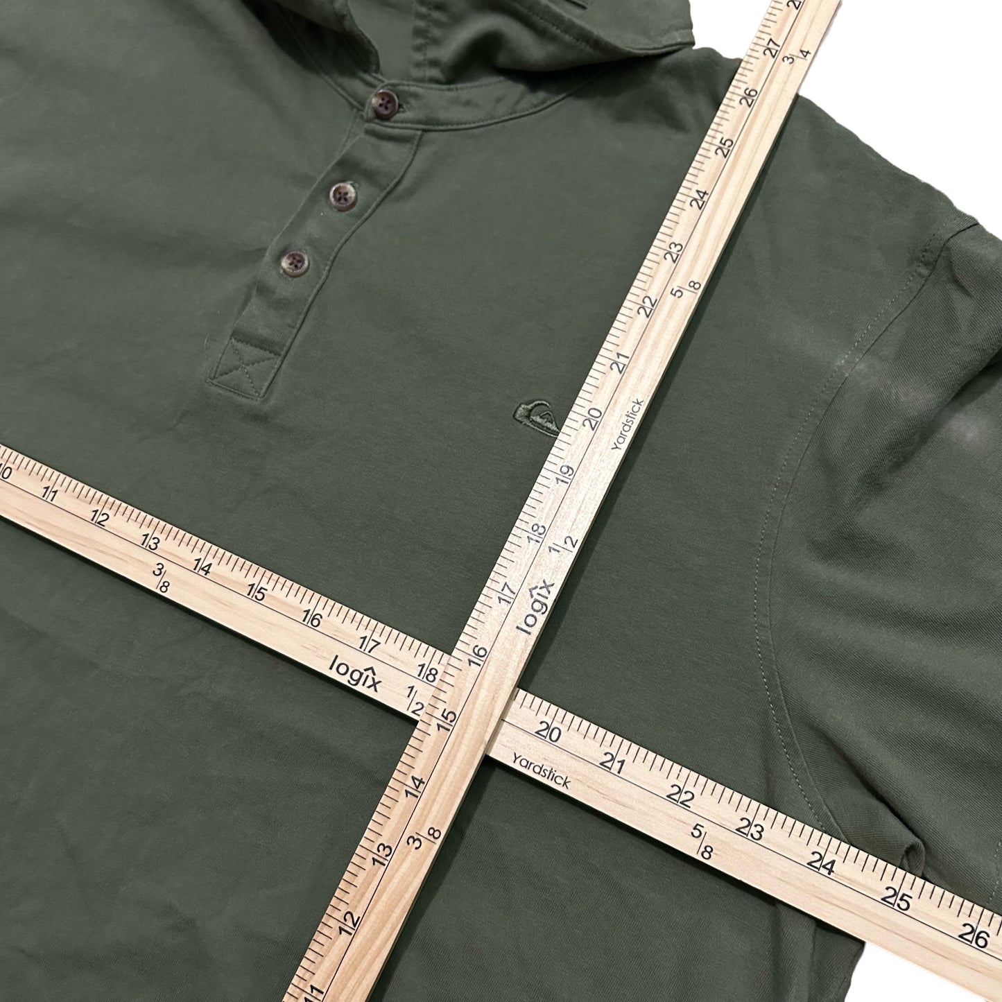 (XXL) Y2K Quicksilver Navy Green Polo Shirt