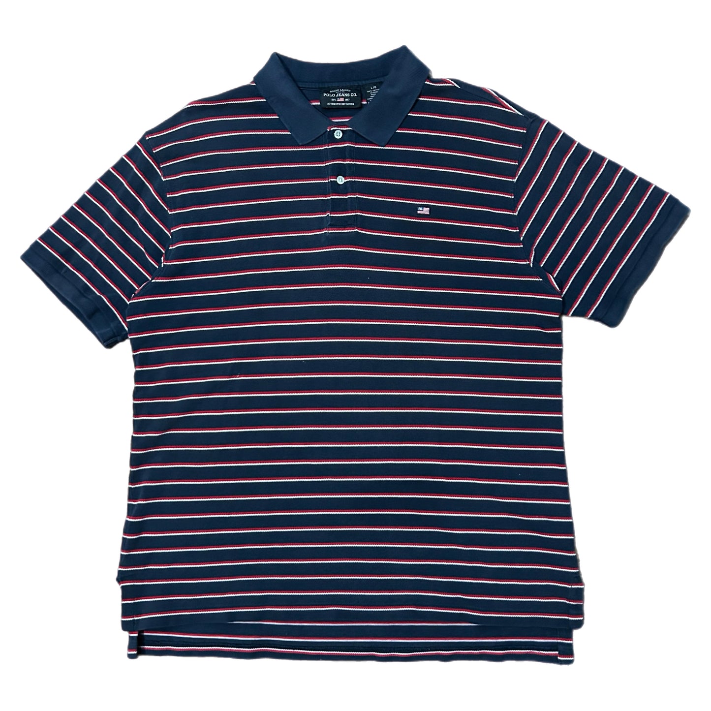 (L) Vintage Polo Jeans Co. Ralph Lauren Rugby Shirt