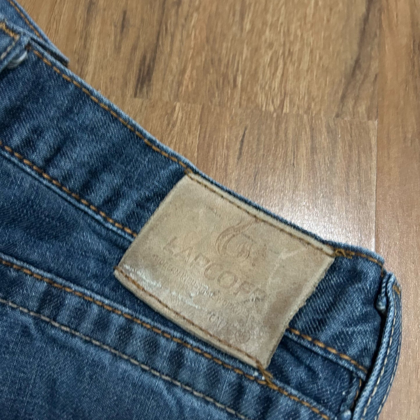 (34) Y2K Lapco FR Dark Wash Denim Jeans