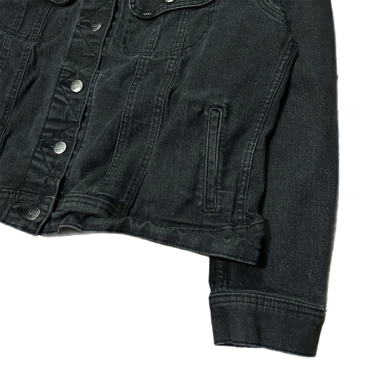 (XL) Lee Black Denim Jacket