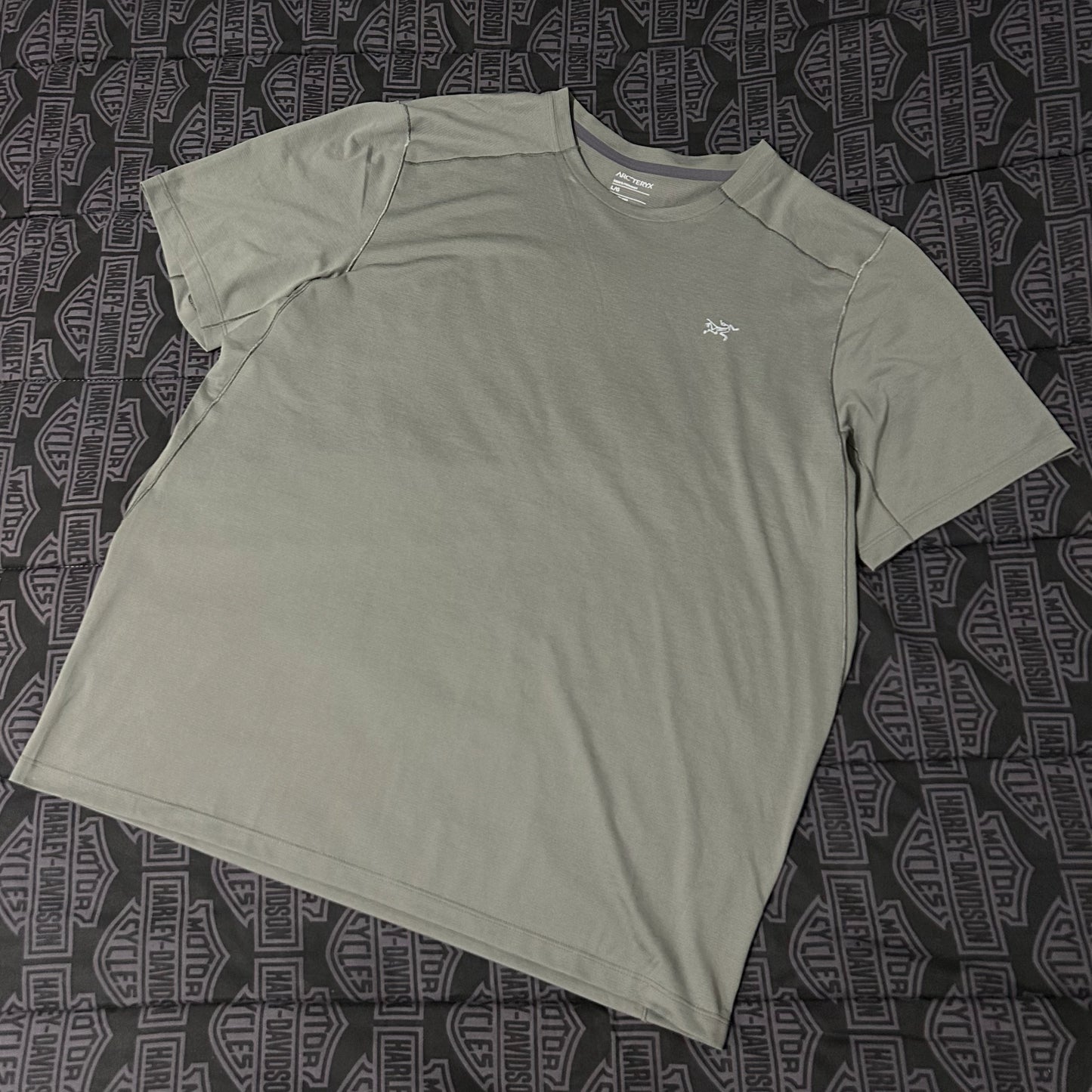 (L) Arc'teryx Cormac Crew SS Forage Heather Shirt