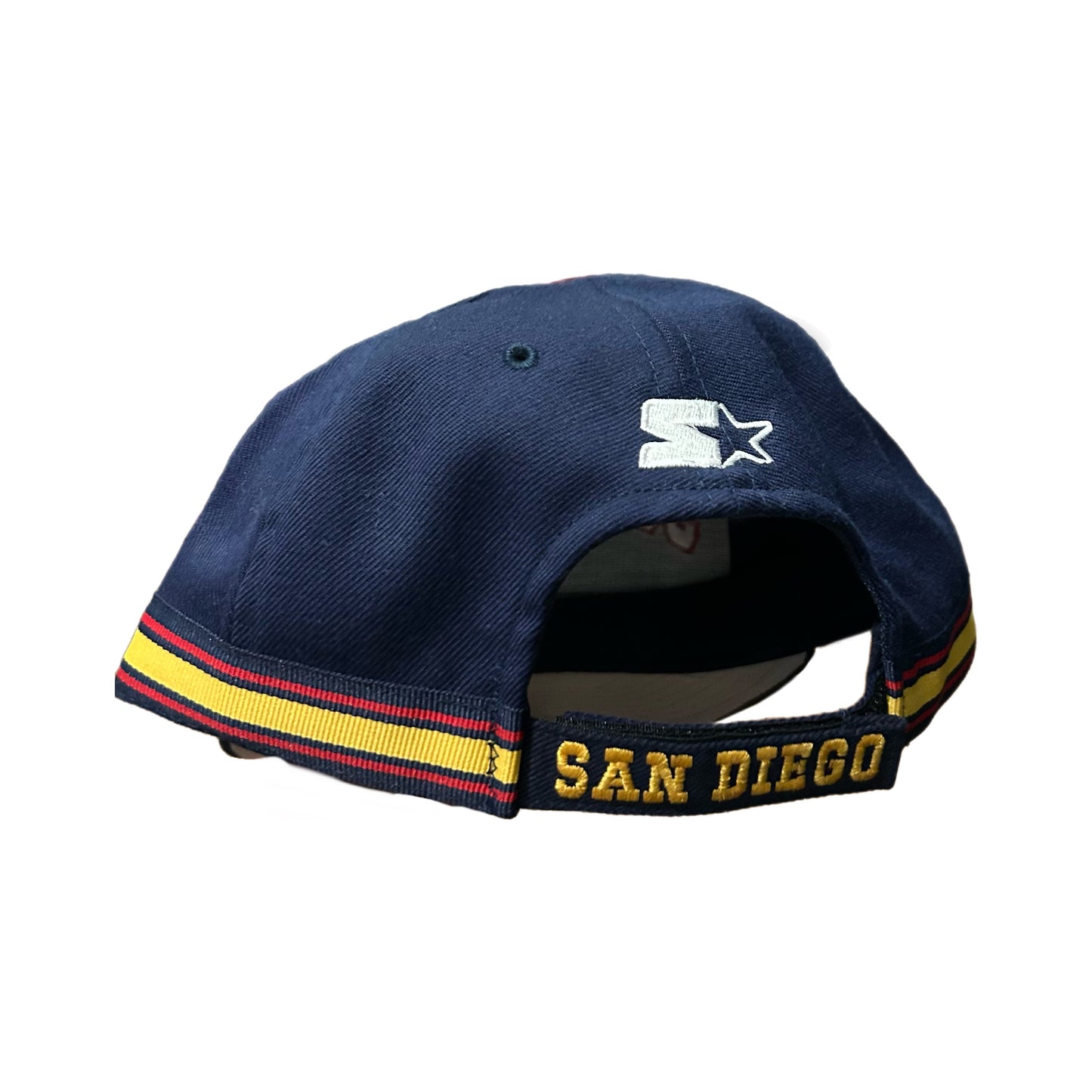 (OS) Super Bowl XXXII San Diego Navy Strap Embroidered Hat