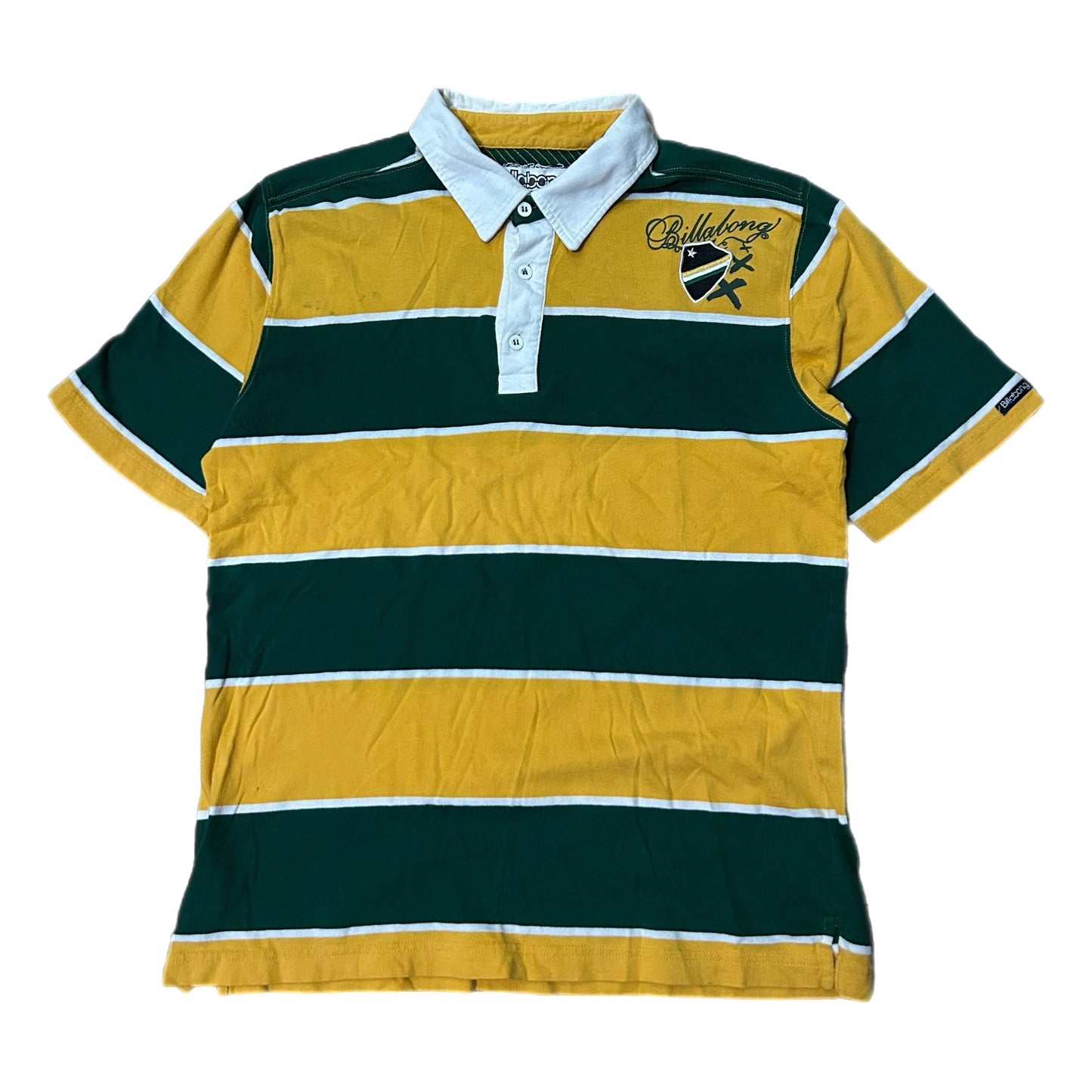 (S) Y2K Billabong Striped Polo