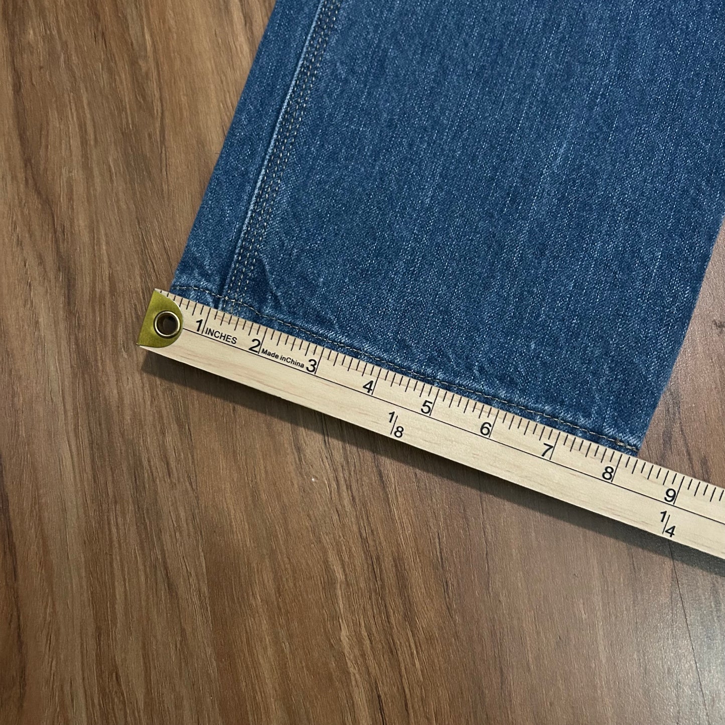 (33) Vintage Y2K Dickies Dark Wash Carpenter Baggy Denim Jeans