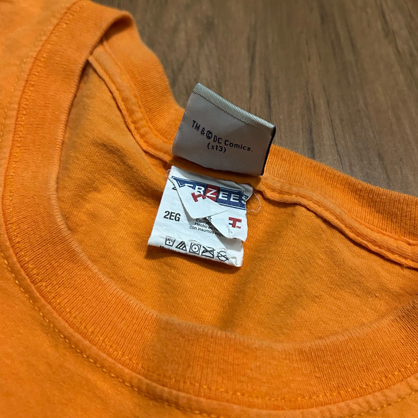 (XXL) Vintage DC Comics Aquaman Orange Graphic T-Shirt