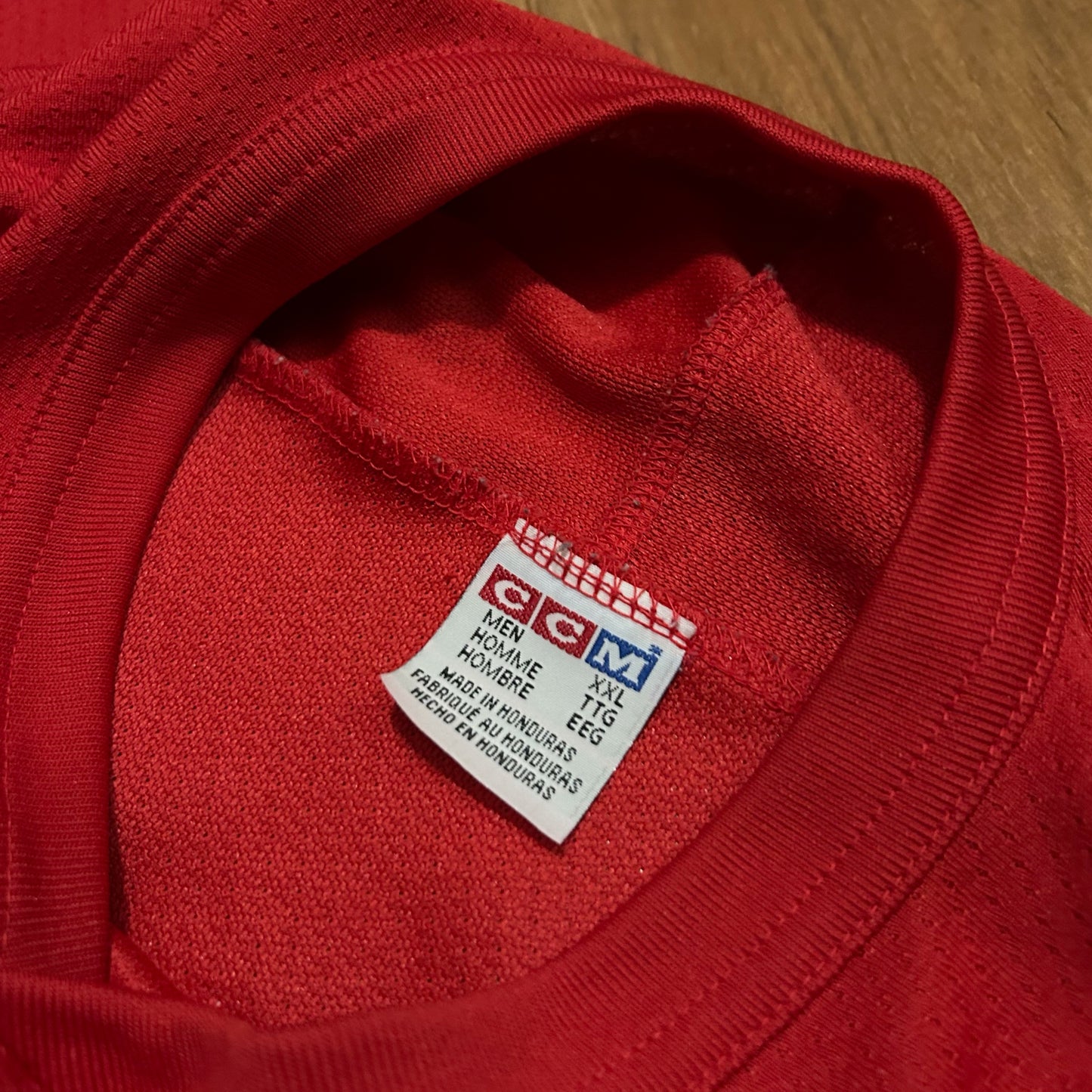 (XXL) Vintage CCM Denver Hockey Red Jersey