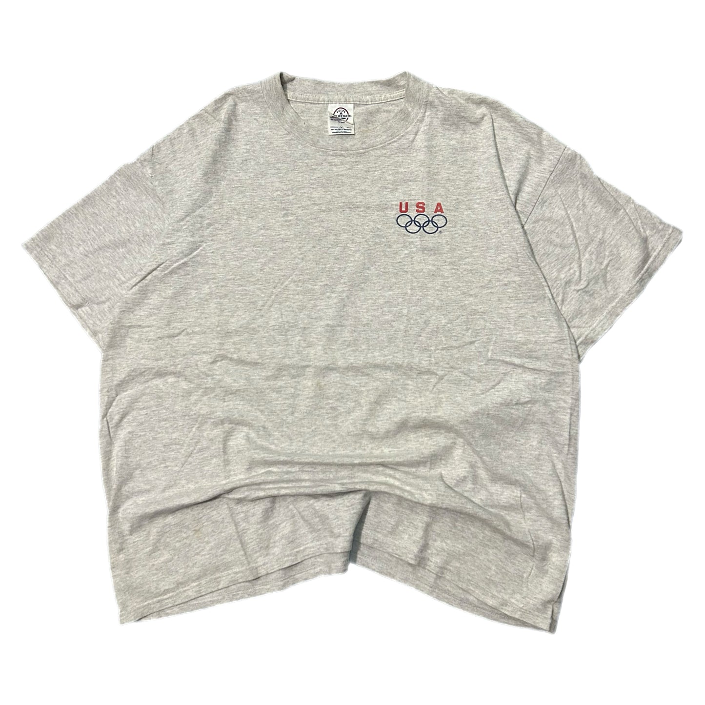 (XL) 2000s Team USA Olympics Flag Grey T-Shirt