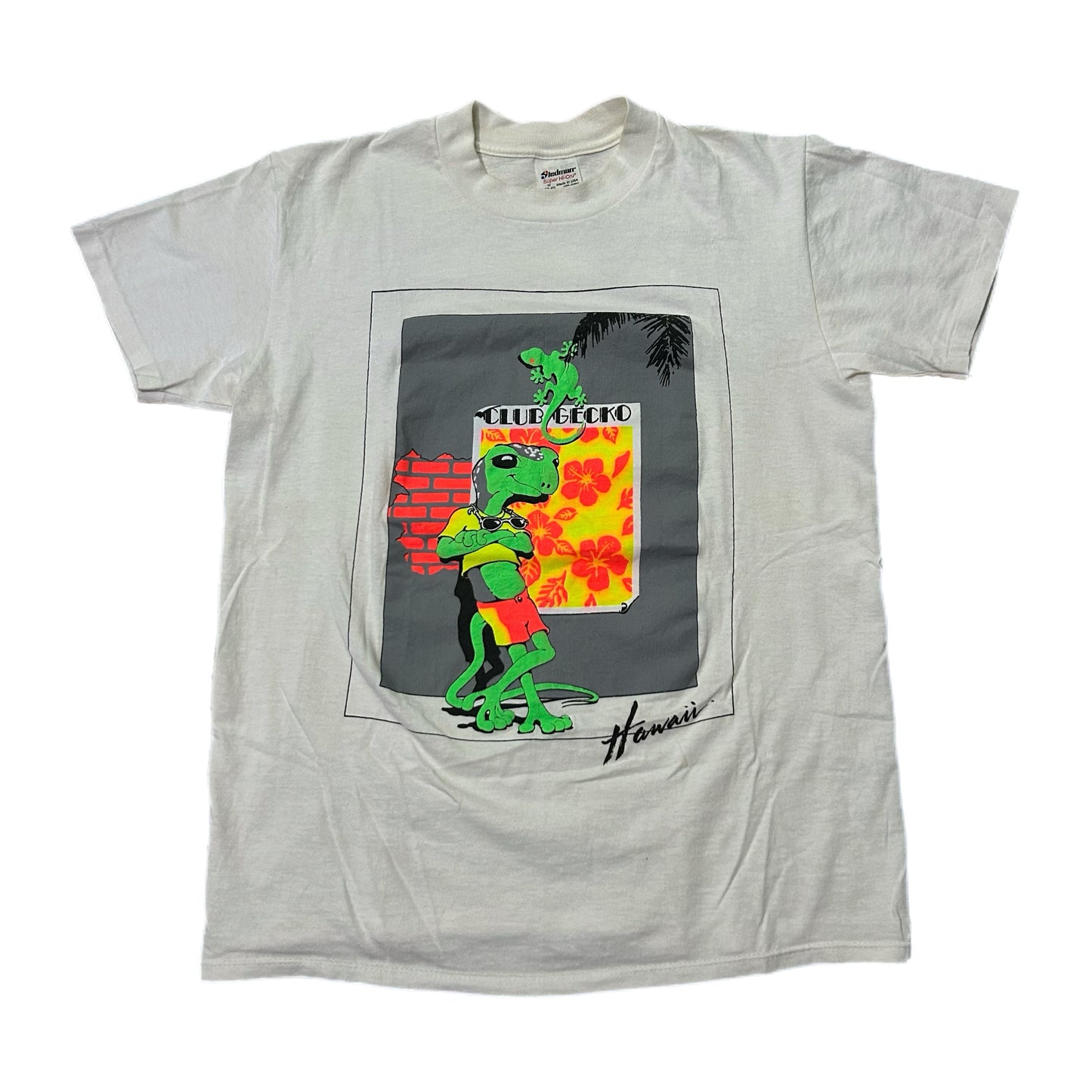 (M) 90s Single Stitch Club Gecko Shirt