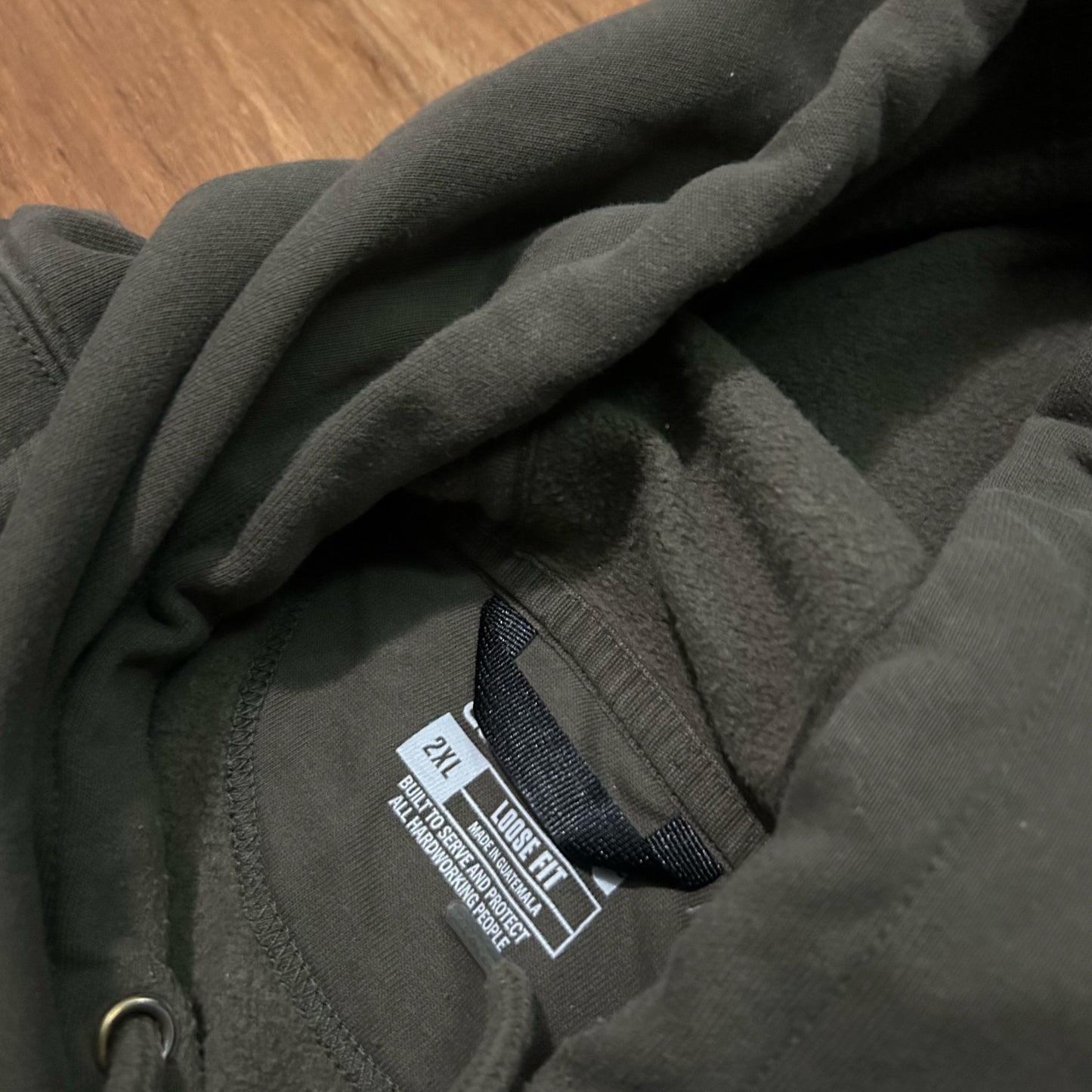 (XXL) Carhartt Pullover Olive Green Hoodie