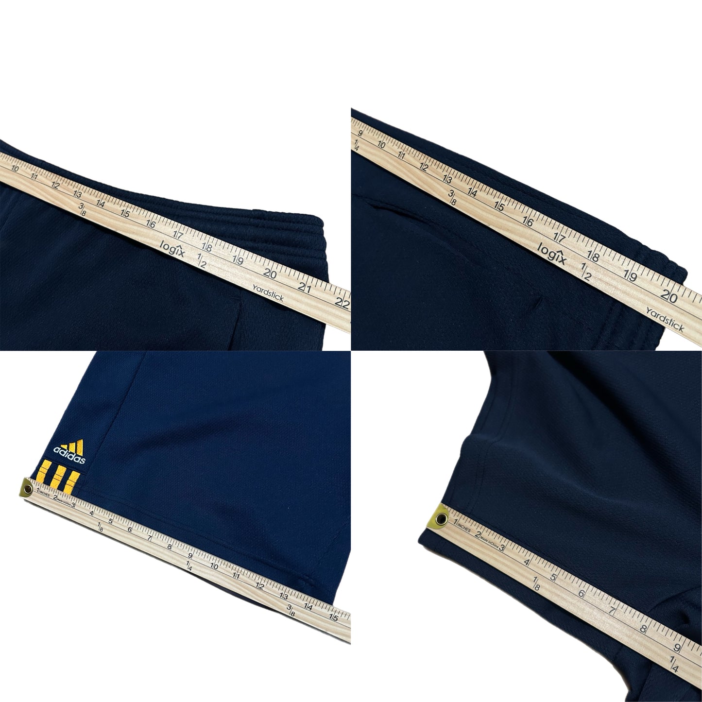 (XL) Y2K Adidas UCLA Bruins Navy Sportswear Shorts
