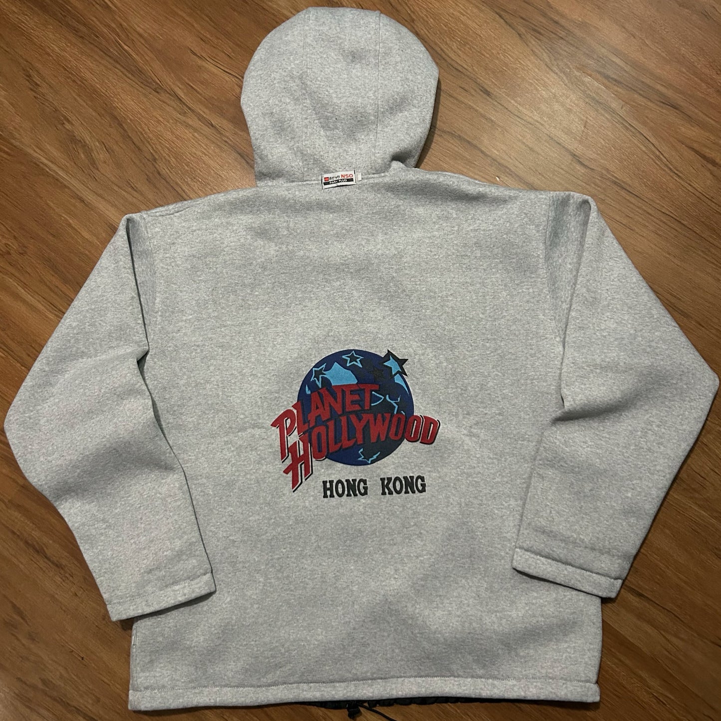 (XL) Vintage Planet Hollywood Hong Kong Reversible Zip-Up Jacket