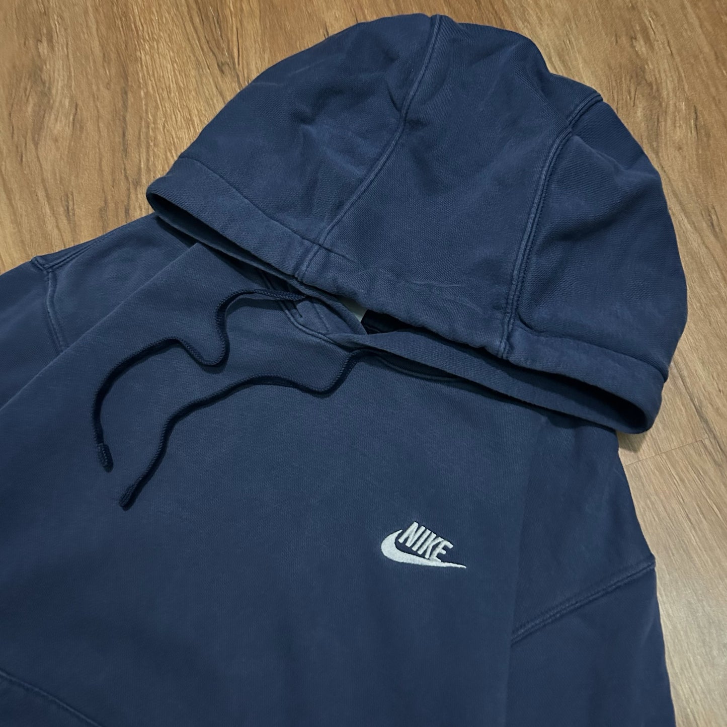 (S) Modern Nike Sportswear Navy Blue Pullover Hoodie