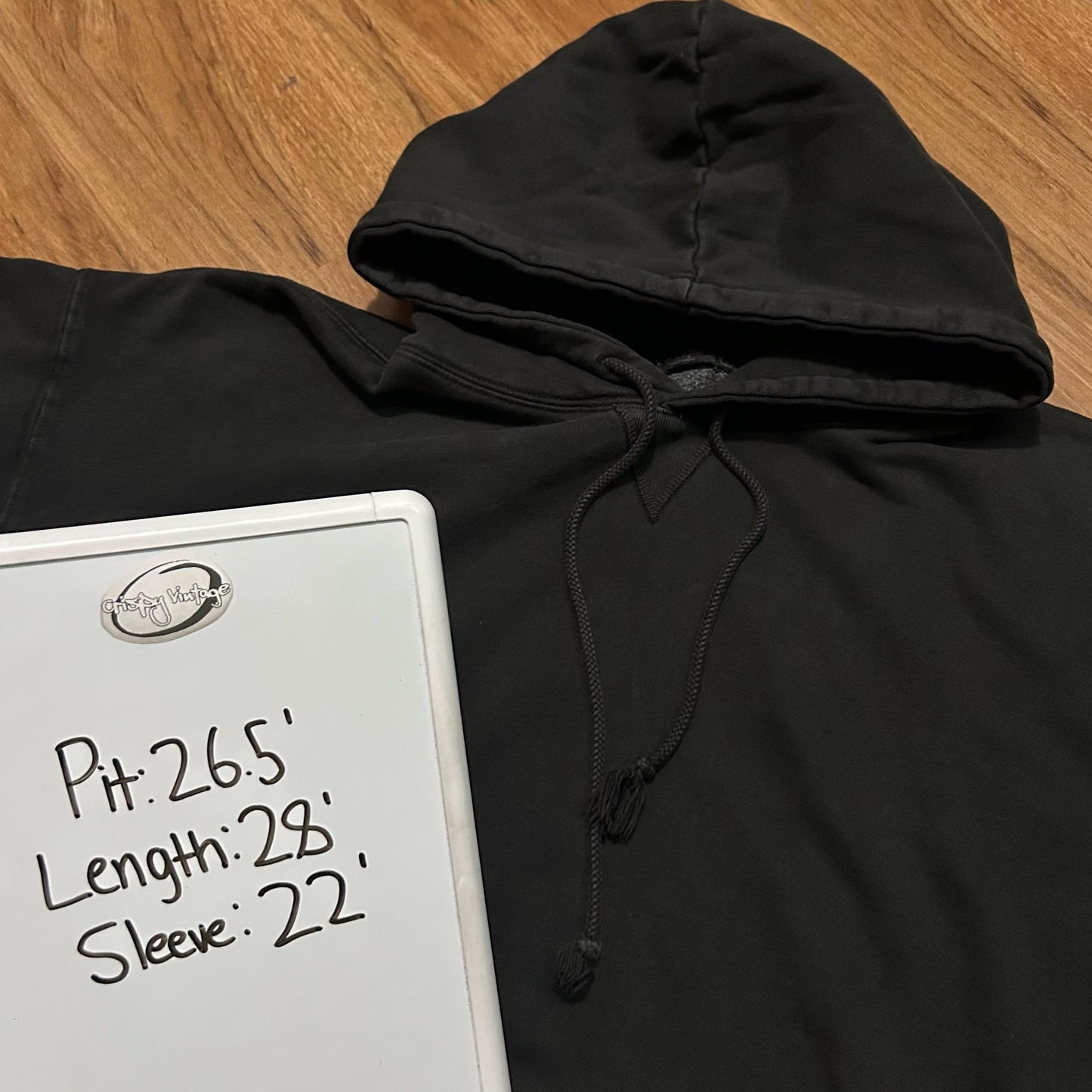 (XL/XXL) Vintage John Galt Black Oversized Essential Hoodie