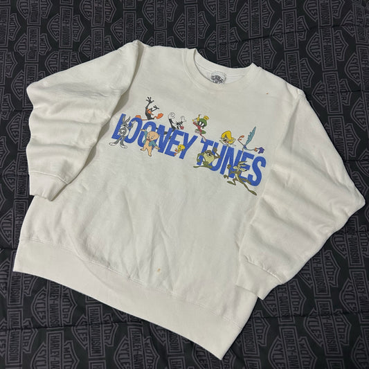 (M) Vintage 1991 Made in USA Looney Tunes Characters Graphic Pullover Crewneck