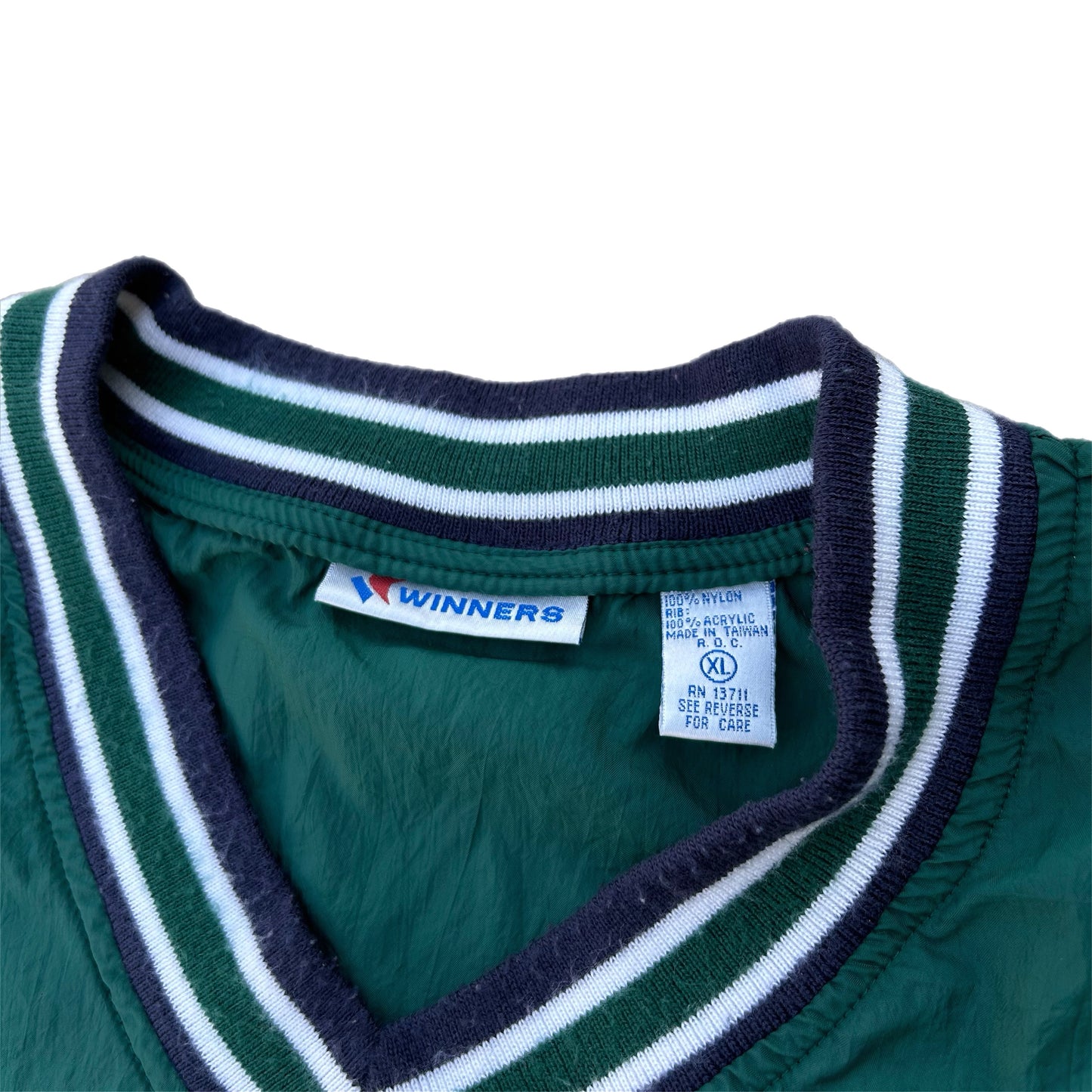 (XL) Winners Forest Green Windbreaker Pullover