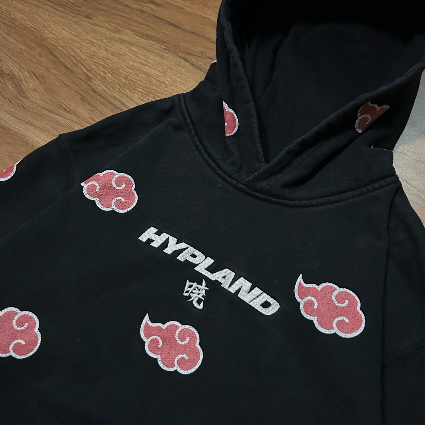 (XL) Hypeland X Naruto Akatsuki Heavyweight Black Hoodie